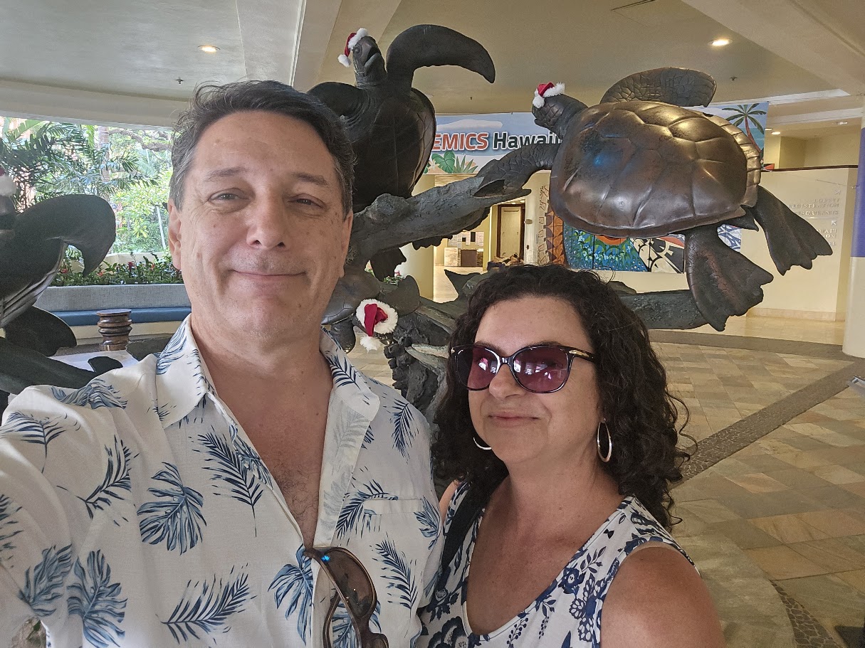 Gene and Maureen at Sheraton Waikiki